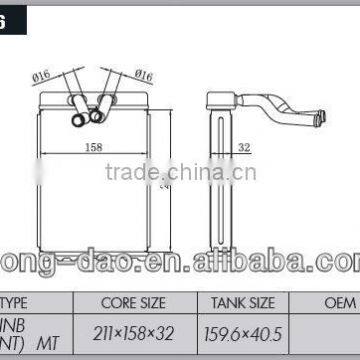 auto heater for Hyundai REFINB H-1(FRONT) MT