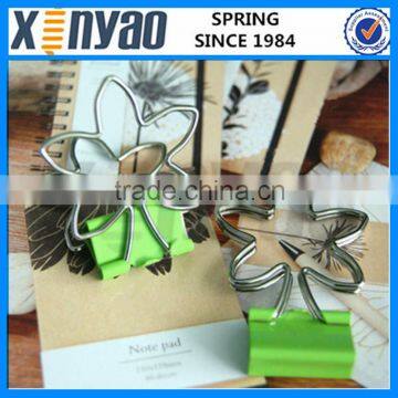 Custom shape medium binder clip