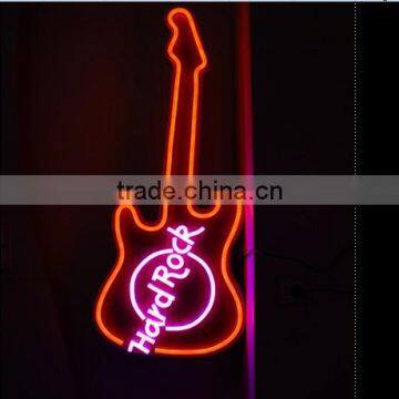 China Supplier Neon Sign guitar-shaped led light