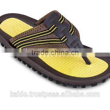 2015 newest design for Man slipper rubber outsole and webbing upper Vietnam origin