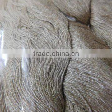 muga silk yarns obtained from the muga silk moth which are naturally golden in colours