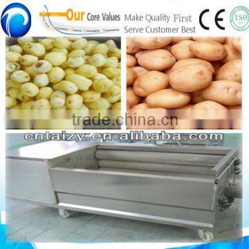 Carrot washing and peeling machine for vegetable industry or restaurant