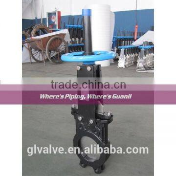 Stainless Steel or Ductile Iron Bi Directional Manual Knife Gate Valve photo-2