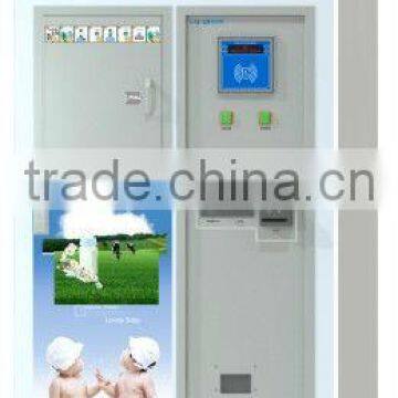 Auto bottled milk vending machine with IC card and coin operated