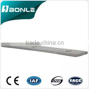 Hot galvanization steel link plate with 3 holes