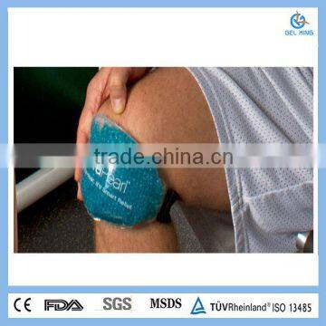 Reusable gel beads PVC ice pack knee