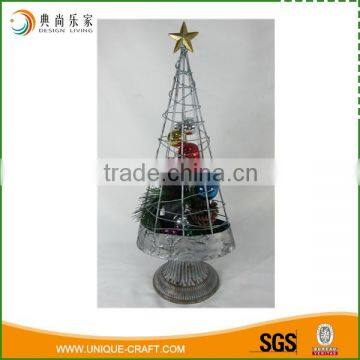 Antique Metal Christmas Decoration With Led String light