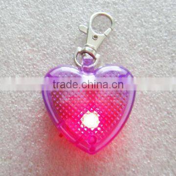 Wholesale Blinking heart shaped dog pet tag