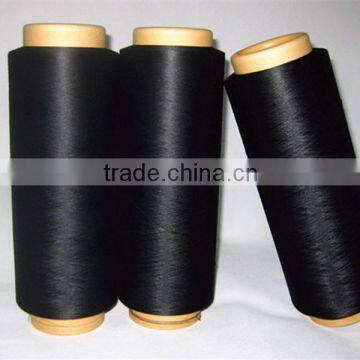 black polyester yarn seller for pes fabric