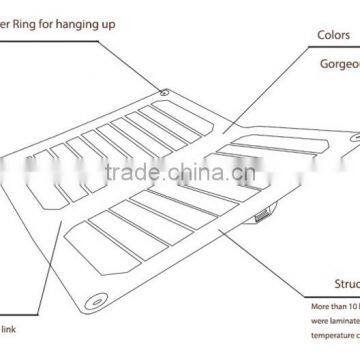 Hot Selling New Design Travel Products 5.5V 1.93A Power Bank Solar Charger Waterproof Best Solar Charger