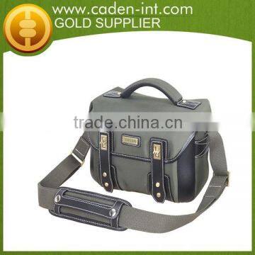 BinSing Polyester With Leather Trim Dslr Camera M Shoulder Bag photo-6