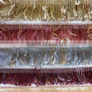 5CM Shining tassel Loop Fringe For sofa decor