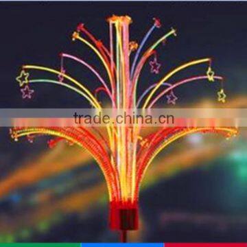 LED firework pole lighting,street decorative lighting,road light decoration