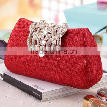 Women PU hard clutch bags