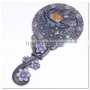 hand embroidery designs beauty hand mirror