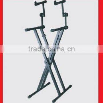 Professional Two layer Double X Music Keyboard stand