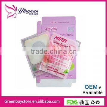 Original Pink Package Meizi Slim Belly Patches, Herbal Slimming Patches