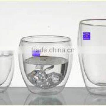 double-layer glass cup