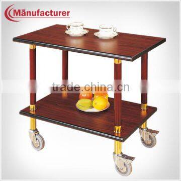 G-087 European Style Restaurant Wood Food Trolley/Tea & Dessert & Coffee& Catering Cart