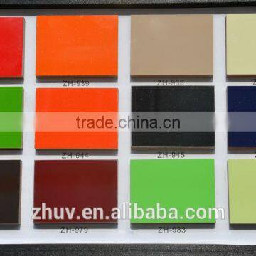 ZHUV Brand UV GLossy paint MDF Board