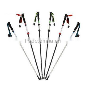Alumium7075 Telescopic Adjustable Trekking Pole Nordic Folding Walking Stick photo-2
