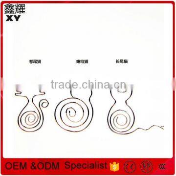 Small Cute Lovely Cat Shape Metal Paper Clips for Japanese Market