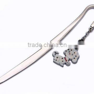 hot sale dalmatians shape metal bookmark