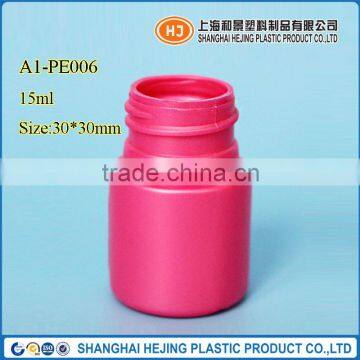 Transparent plastic bottles 15ml PE plastic bottle for liquid detergent packaging by manufacturing plant