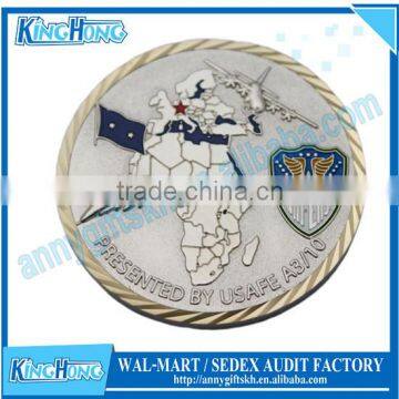 Wedding decoration gift gold silver custom metal coins