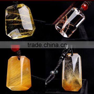 Wholesale natural Rutilated Quartz crystal raw,brazilian quartz crystals