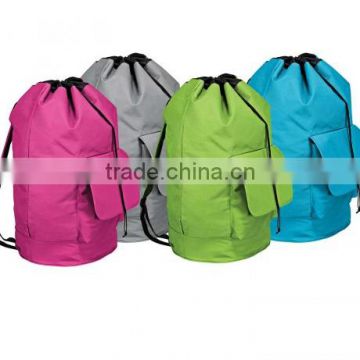 sport nylon drawstring sling Laundry Backpack