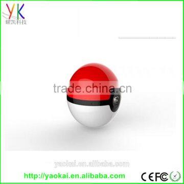 2016 hot!!!Factory wholesale 10000mah pokeball power bank pokemon