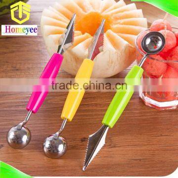 Wholesale stainless steel kiwi fruit spoon cream scoop