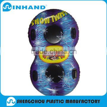 factory sale fashion towable sports pvc inflatable double tube floating water tube for sale