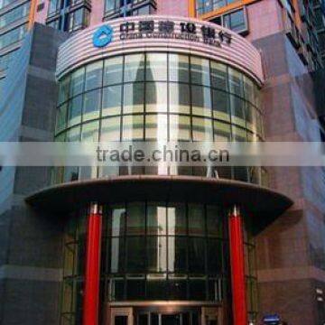 Curved Insulated Glass/ Double Pane Building Glass