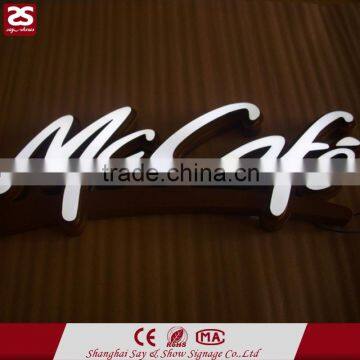 Factory Direct Sale Shop Signboard Frontlit Epoxy Resin Sign Led Light Letter photo-5