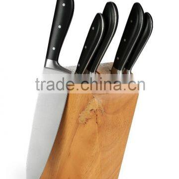 FDA/ LFGB Approval Stainless steel kitchen knife set knife block