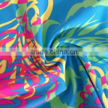 2015 Printed Polyester and Spandex Fabric Used for swimwear