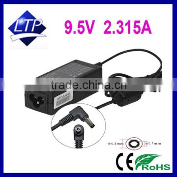 Brand new Laptop Adapter 9.5V 2.315A 4.8*1.7mm power supply for Asus Eee PC700 701 900 Eee 4G 22W notebook charger