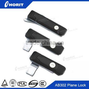 Switchgear parts AB302 sliding panel handle push button cabinet plane lock