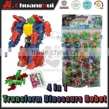 Transform Dinosaurs Robot Block Toy (can add candy)