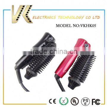 New Coming Fashion folding negative irons design hair curler brush