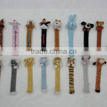 Wholesale animal plush bookmark toy,cute stuffed animal bookmark