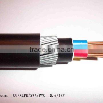 BS 5467 CU/XLPE/SWA Armoured Power cable 0.6/1kV