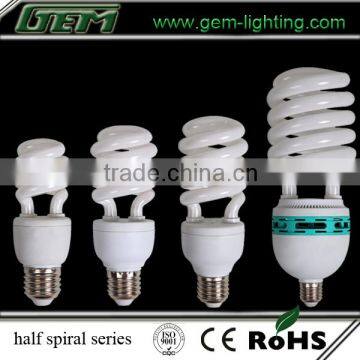 T4 energy saving bulb, 25w half spiral cfl