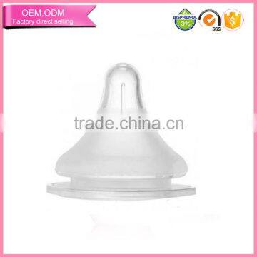 Newborn Accessaries 100% Food Grade Classic Silicone Nipple for Baby Feeding Bottles photo-2
