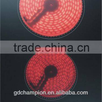 electric two burners cermaic cooktop MEC013 home applicances
