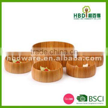 High Quality Bamboo Salad Bowl Set Wholesale photo-3