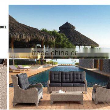 Home furniture luxury rattan sofa hotel furniture patio sofa furniture & chairs