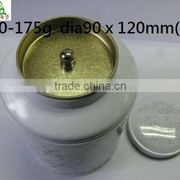 Tin Metal Type and Tea Use round tin box use for tea packing